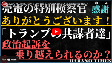 トランプ大統領がやりたくてやりたくてできなかったこと、特別検察官が実現してくれるかも！起訴されている共謀者は誰か？この政治起訴を乗り越えることができるのか？/ウィルコミTV